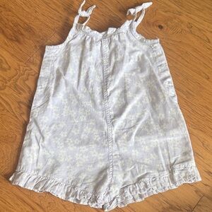 Little Co. by Lauren Conrad Light lavender Floral Tie-Strap Tank Romper